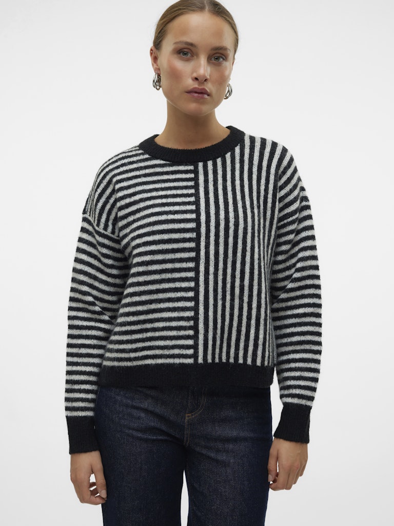 Vero Moda Damen Pullover Black/W. Birch