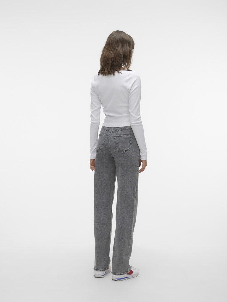Vero Moda Damen Jeans Medium Grey Den