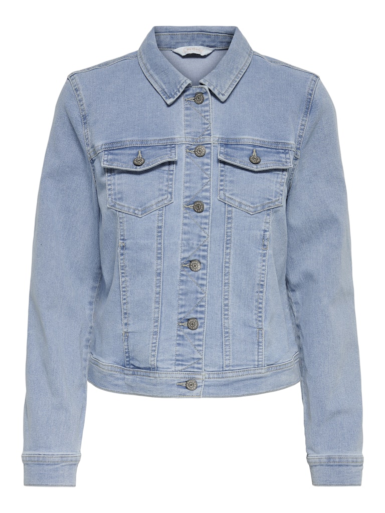 Only Damen Jacken Light Blue Deni