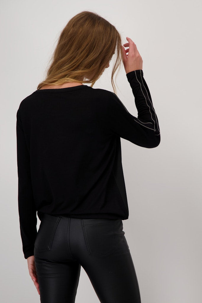 Monari Damen T-Shirts Schwarz