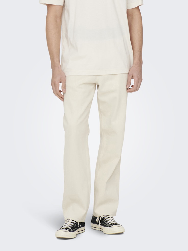 Only & Sons Herren Jeans Ecru