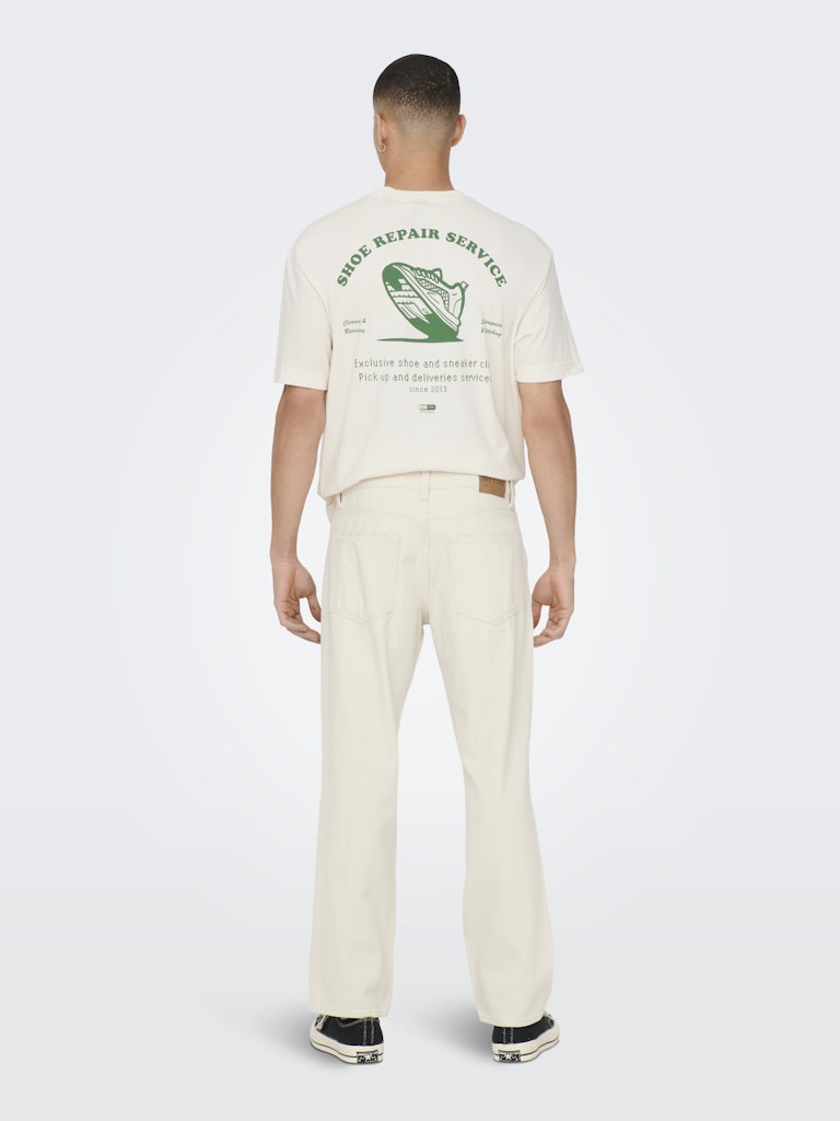 Only & Sons Herren Jeans Ecru