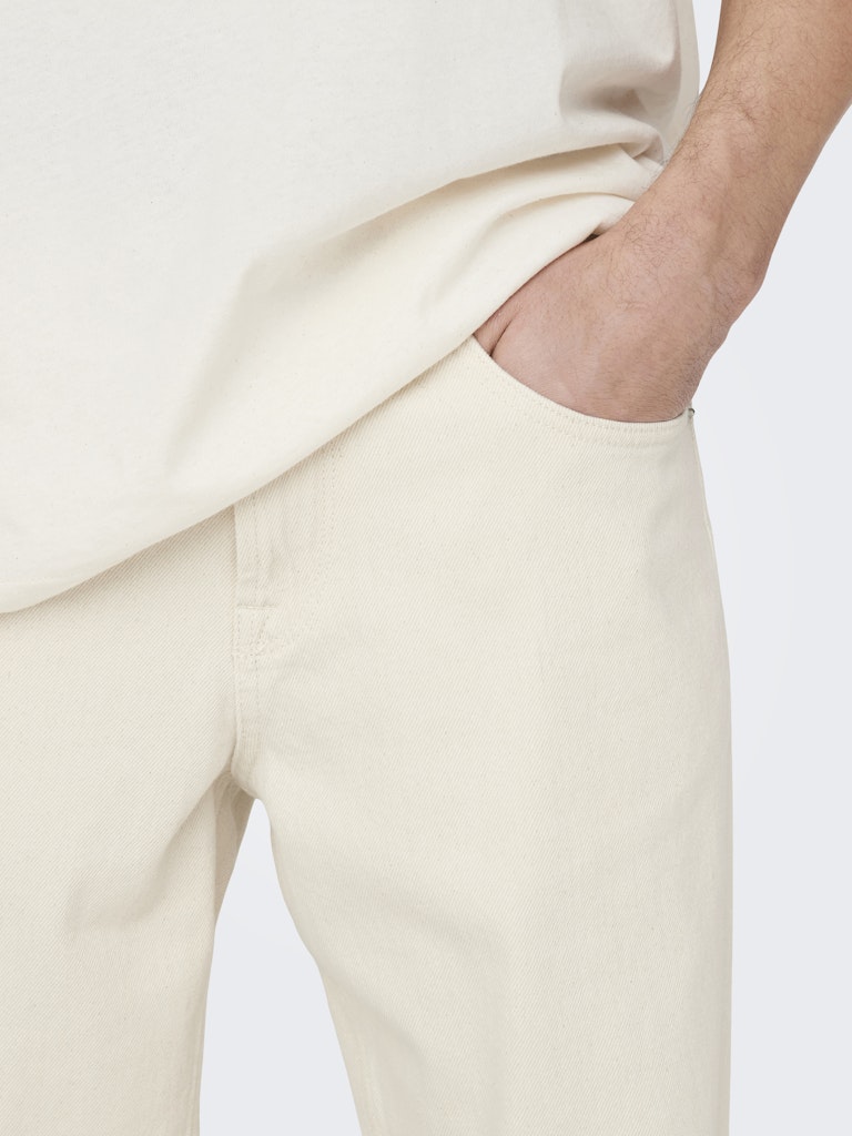 Only & Sons Herren Jeans Ecru