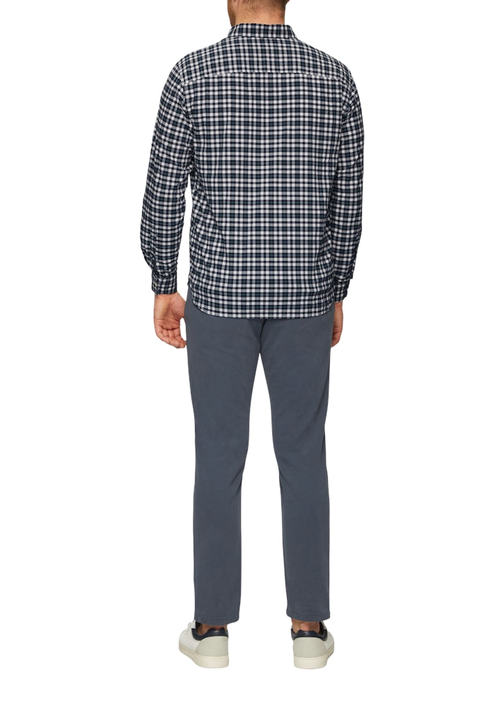 S. Oliver red Herren Hemden lang White