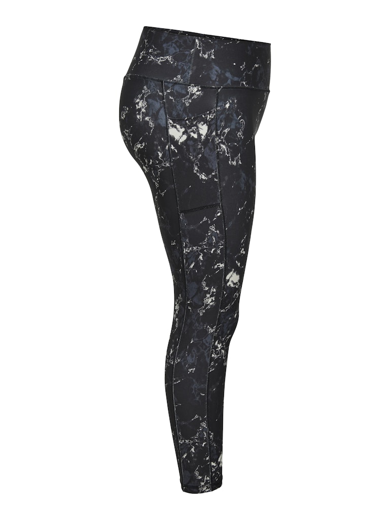 Only Fitnesshosen Black/W. Pumice