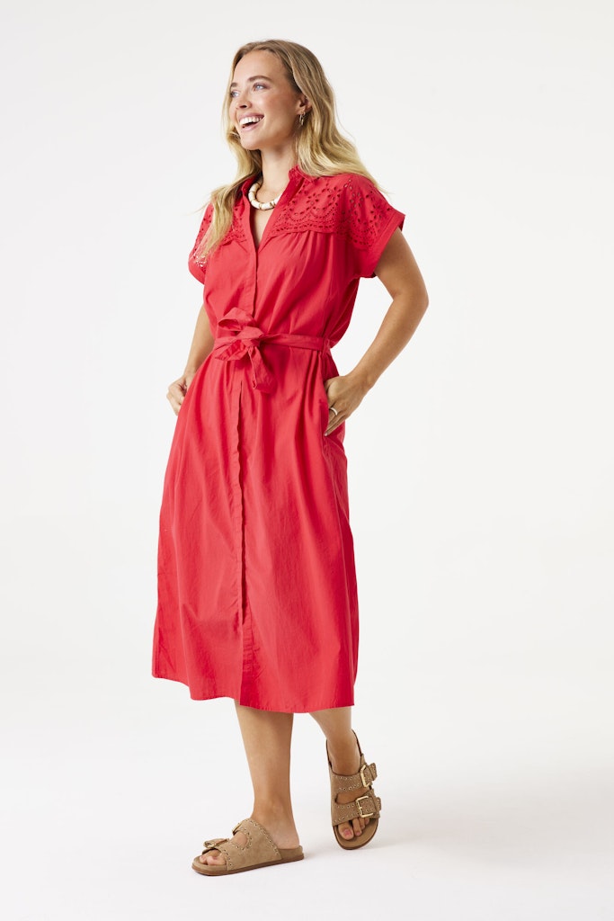 Garcia Damen Kleider Ruby Red