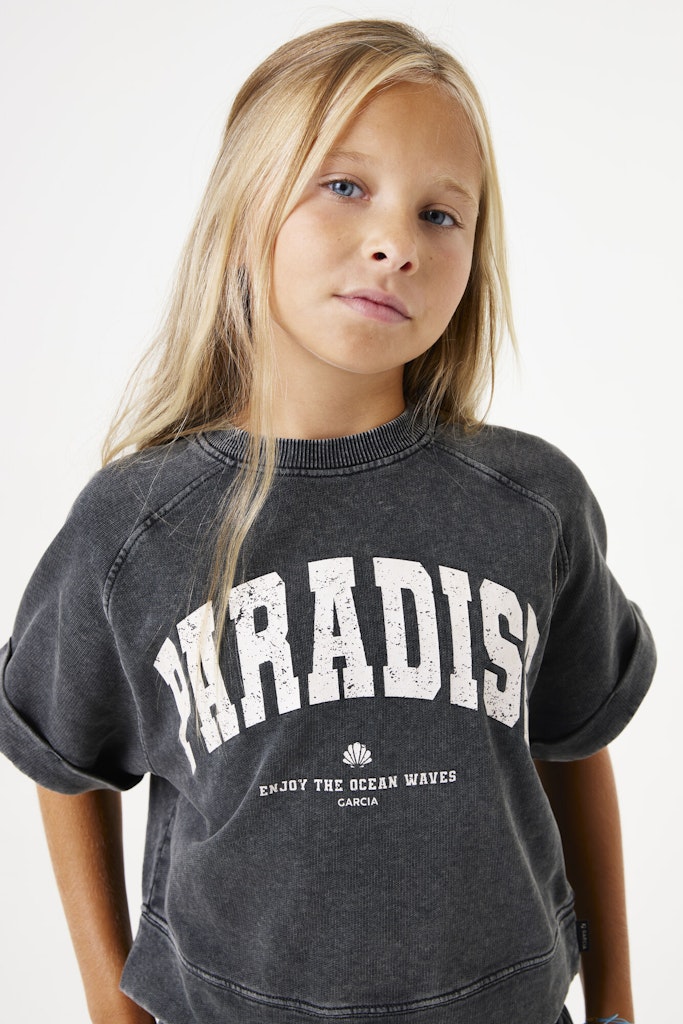 Garcia Mädchen Sweats & Sweatjacken Dark Grey