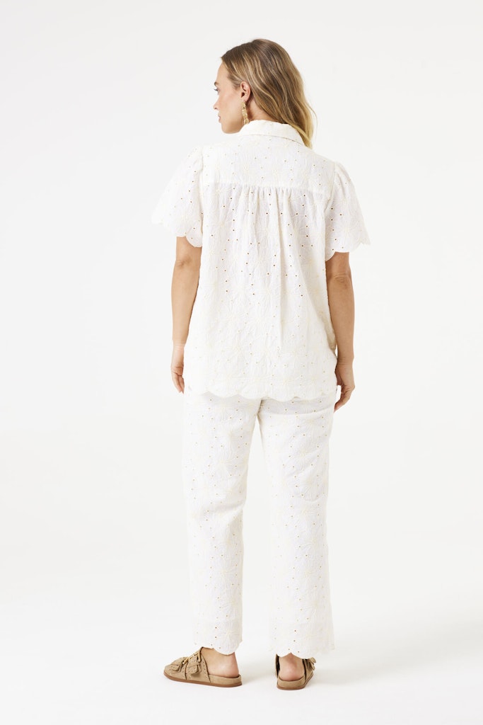 Garcia Damen Hosen Off White