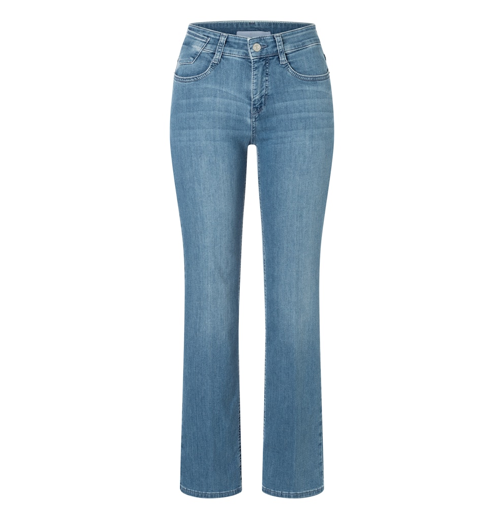 Mac Damen Jeans Winter Baby Blu