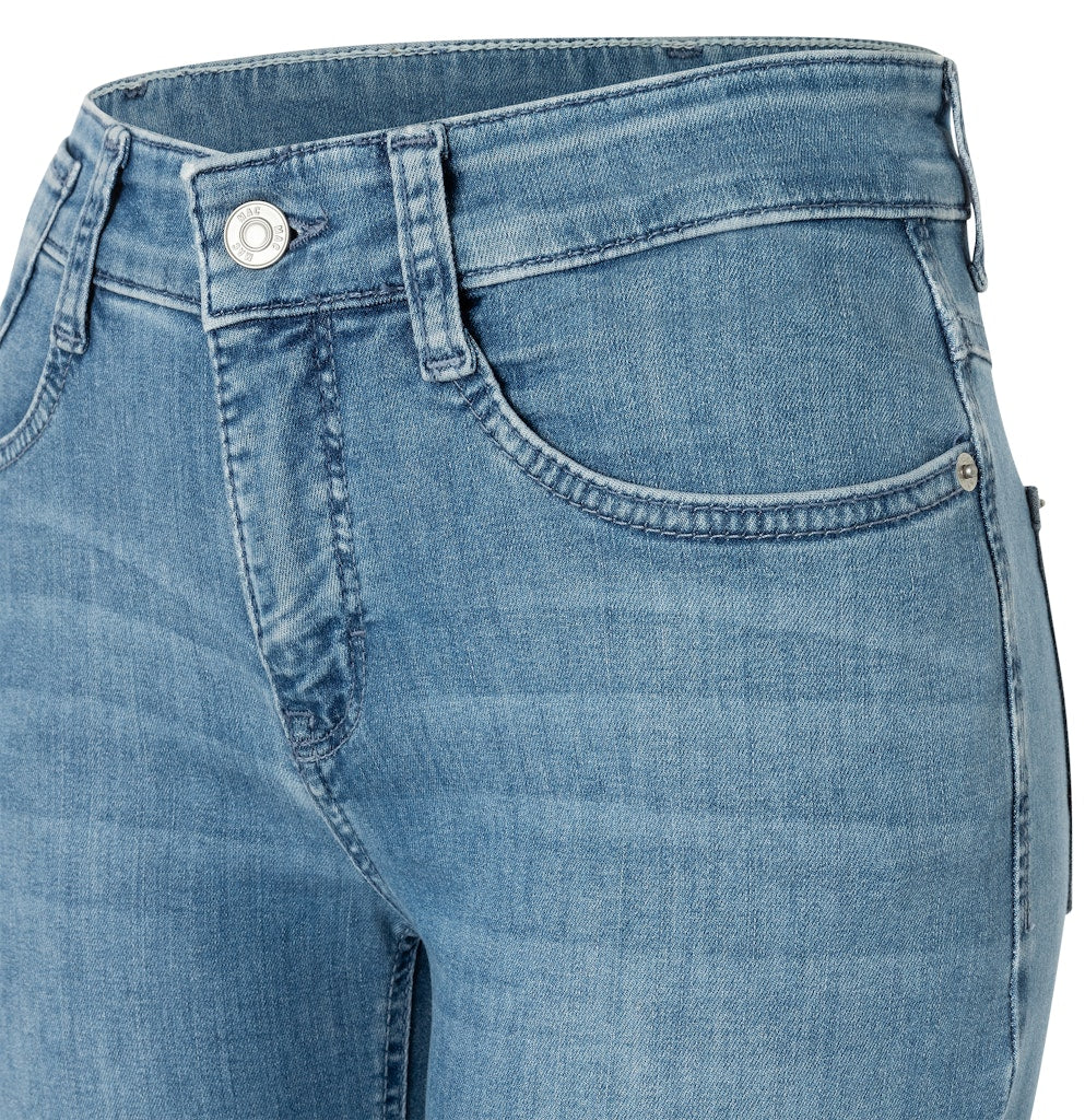 Mac Damen Jeans Winter Baby Blu