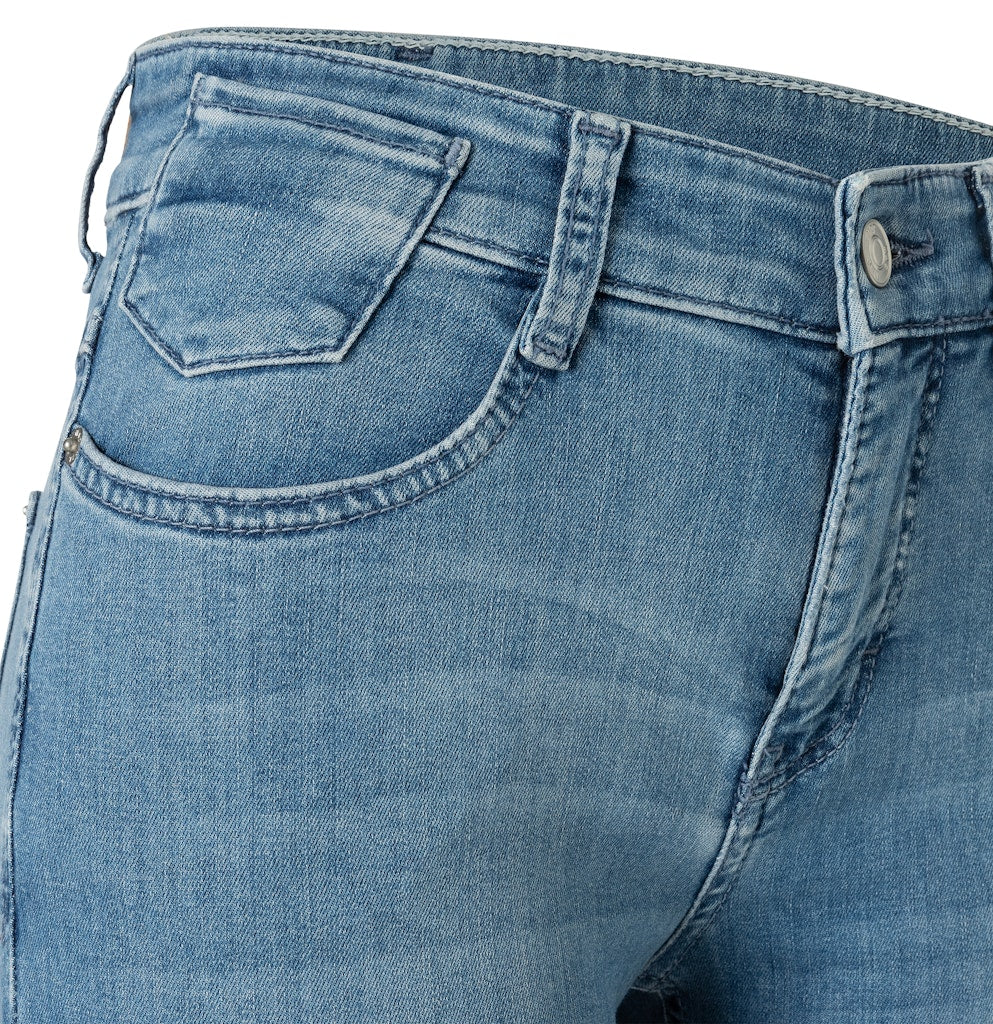 Mac Damen Jeans Winter Baby Blu