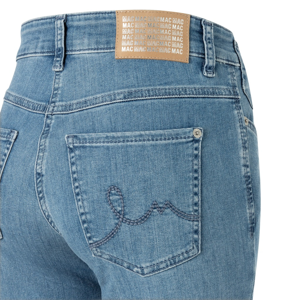 Mac Damen Jeans Winter Baby Blu