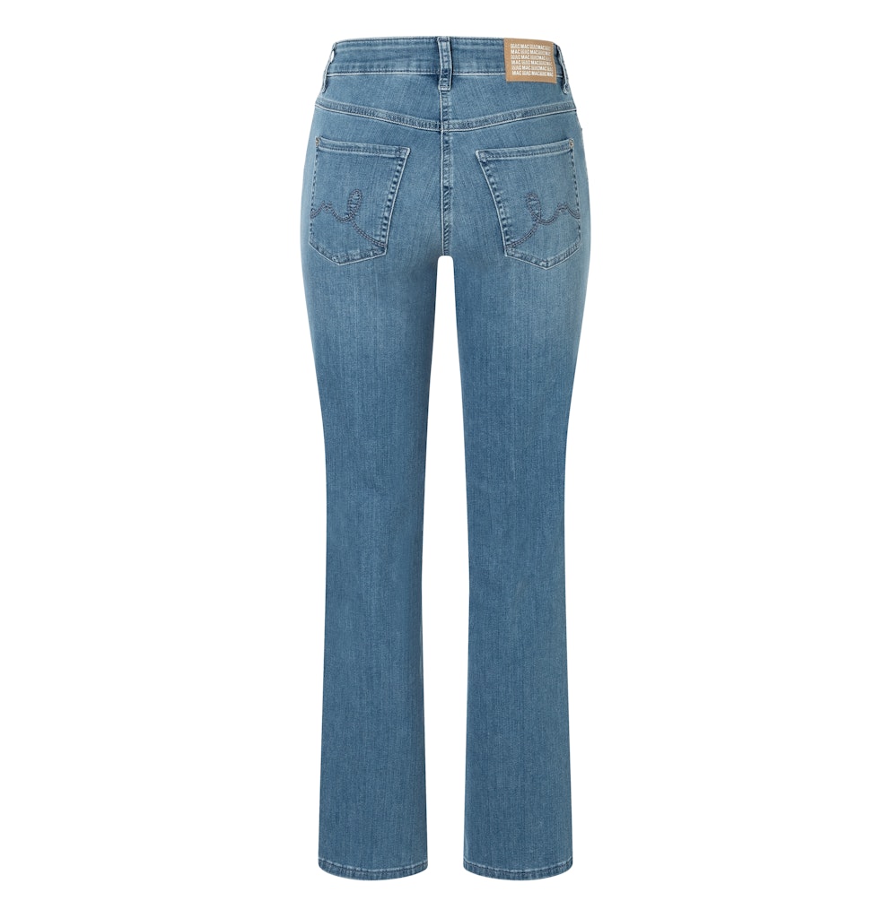 Mac Damen Jeans Winter Baby Blu