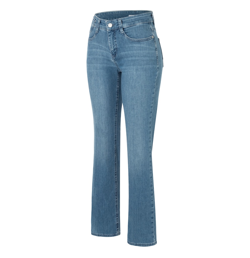 Mac Damen Jeans Winter Baby Blu