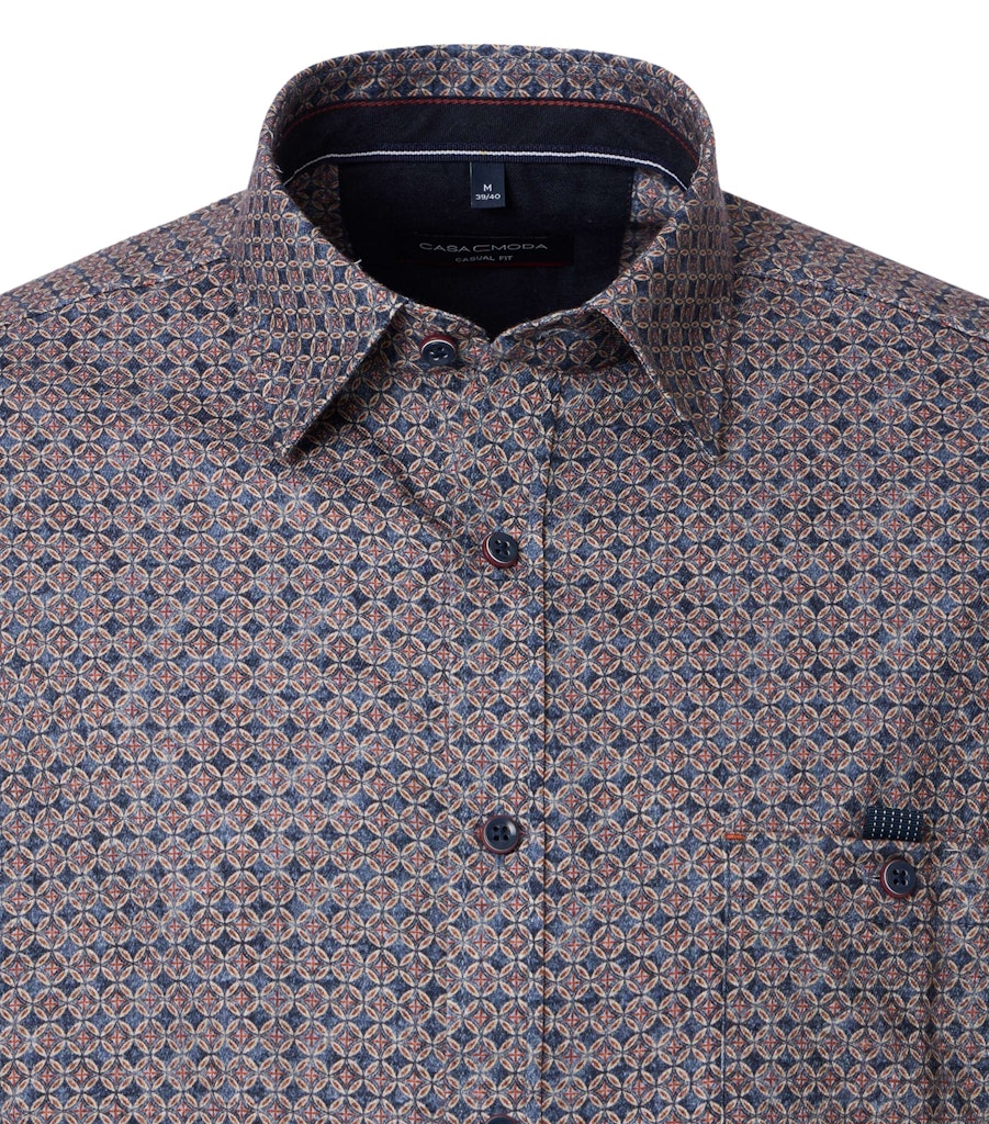 Casa Moda Herren Hemden Blau