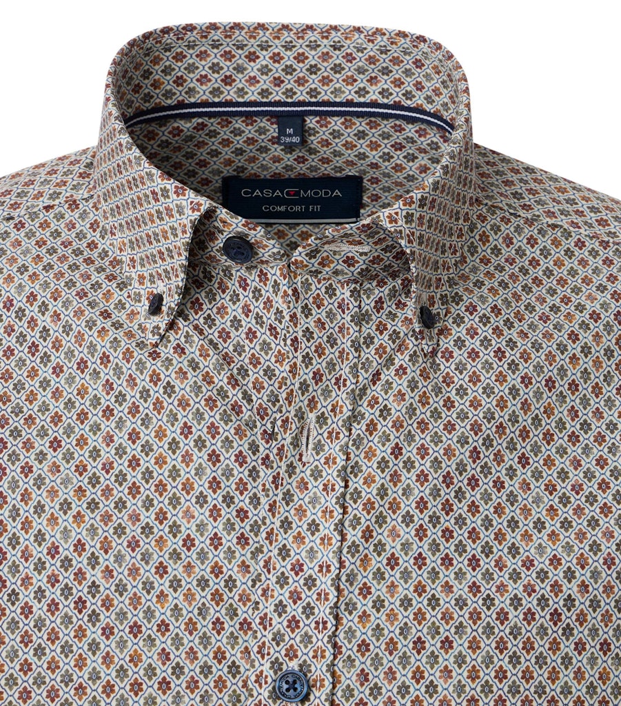 Casa Moda Herren Hemden Gruen