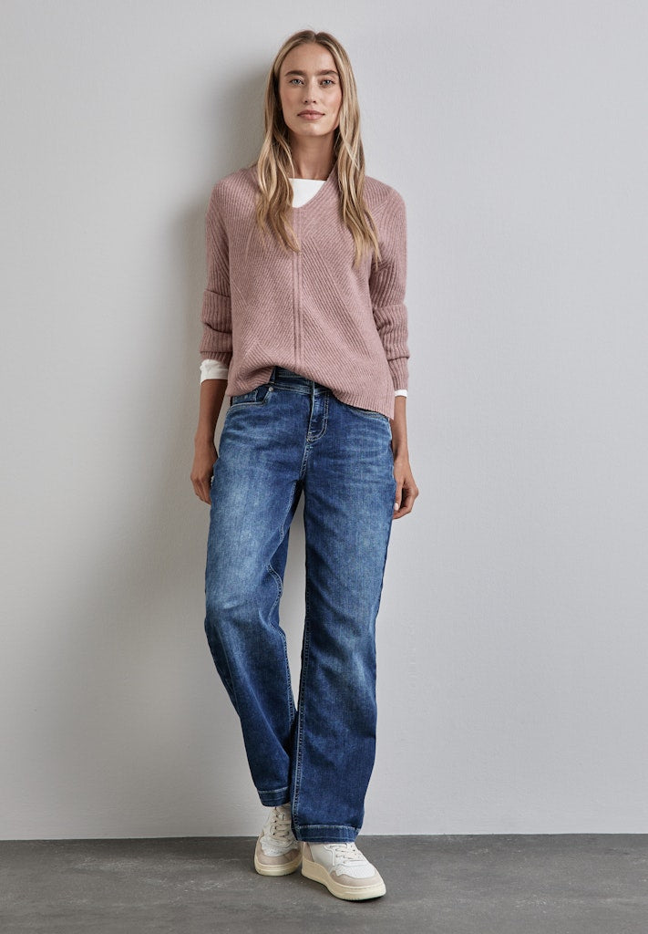 Street One Damen Pullover Rosewood