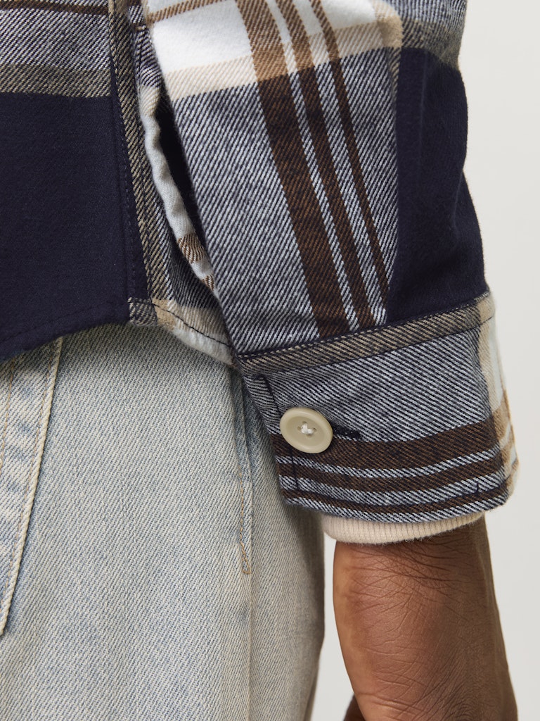 Jack & Jones Herren Hemden lang Navy Blazer