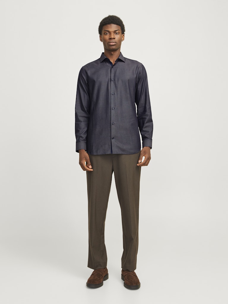 Jack & Jones Herren Hemden True Navy/Slim