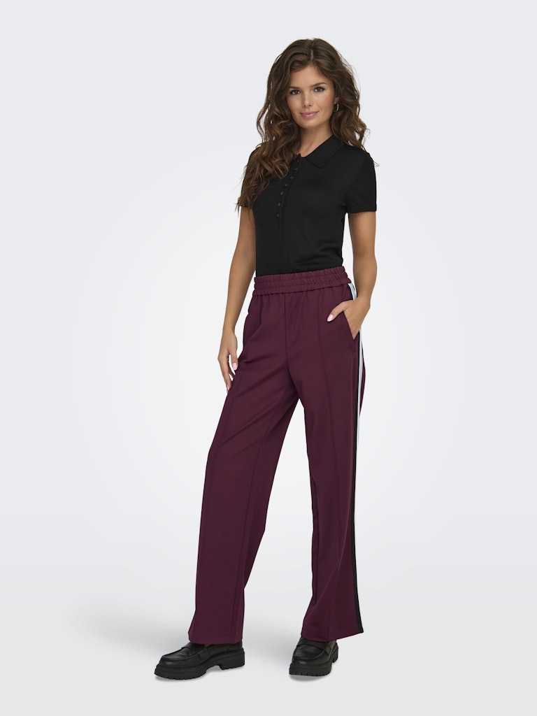 Only Damen Hosen Burgundy/W. Sof