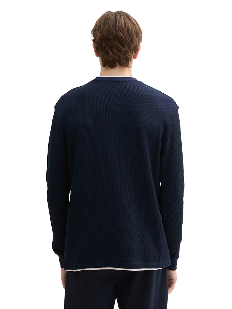 Tom Tailor denim Herren T-Shirts kurz Sky Captain Blu