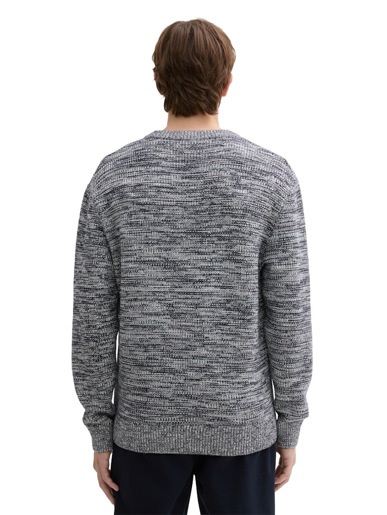 Tom Tailor denim Herren Pullover Navy Sea Foam M