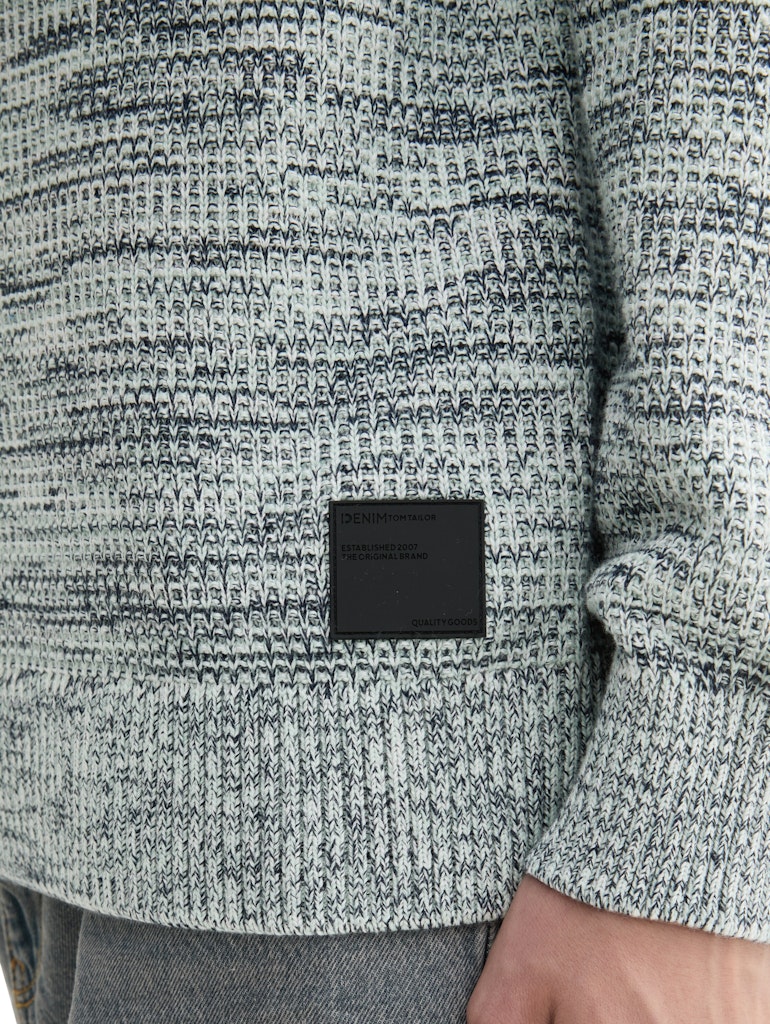 Tom Tailor denim Herren Pullover Sea Foam Wool W