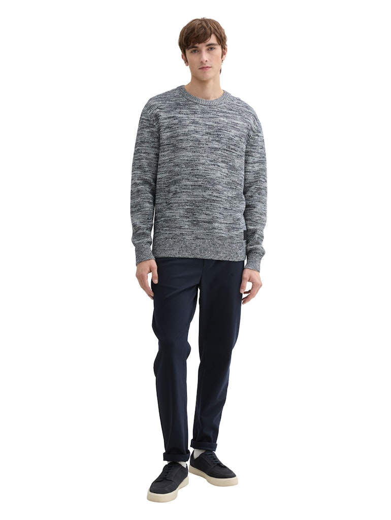Tom Tailor denim Herren Pullover Navy Sea Foam M