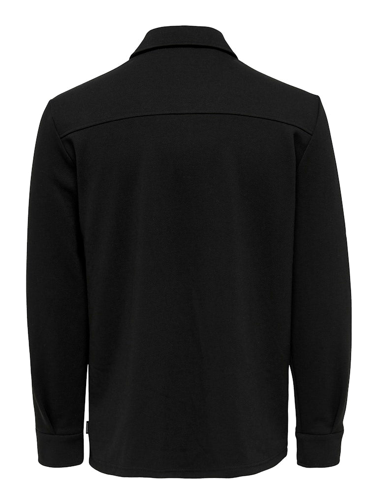 Only & Sons Herren Hemden lang Black