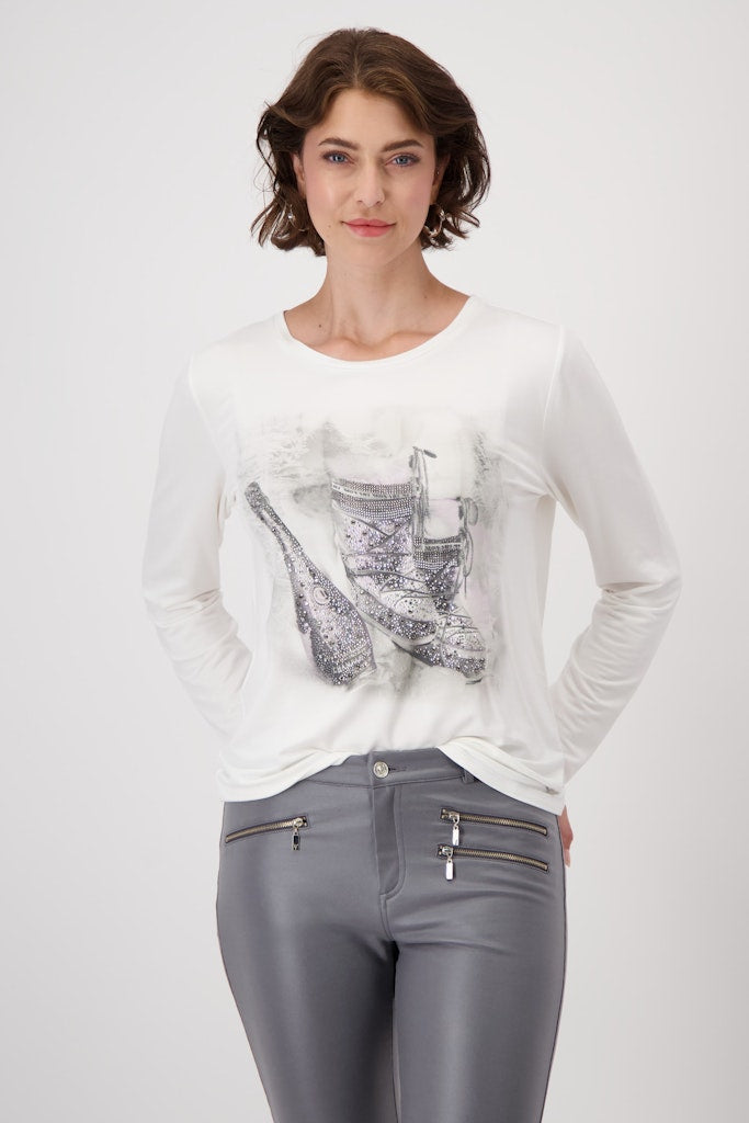 Monari Damen T-Shirts Off-White