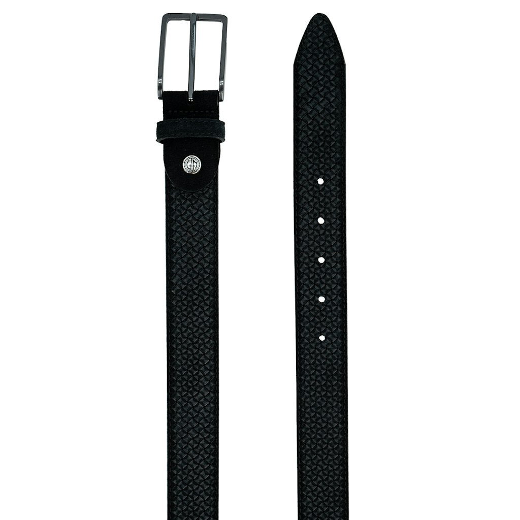 LINDENMANN Herren Gürtel Anthrazit