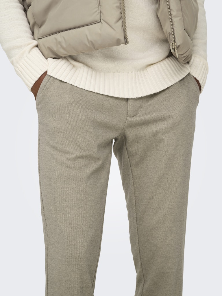 Only & Sons Herren Hosen Chinchilla