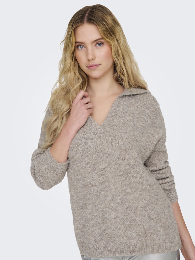 Only Damen Pullover Malt Ball/Melan