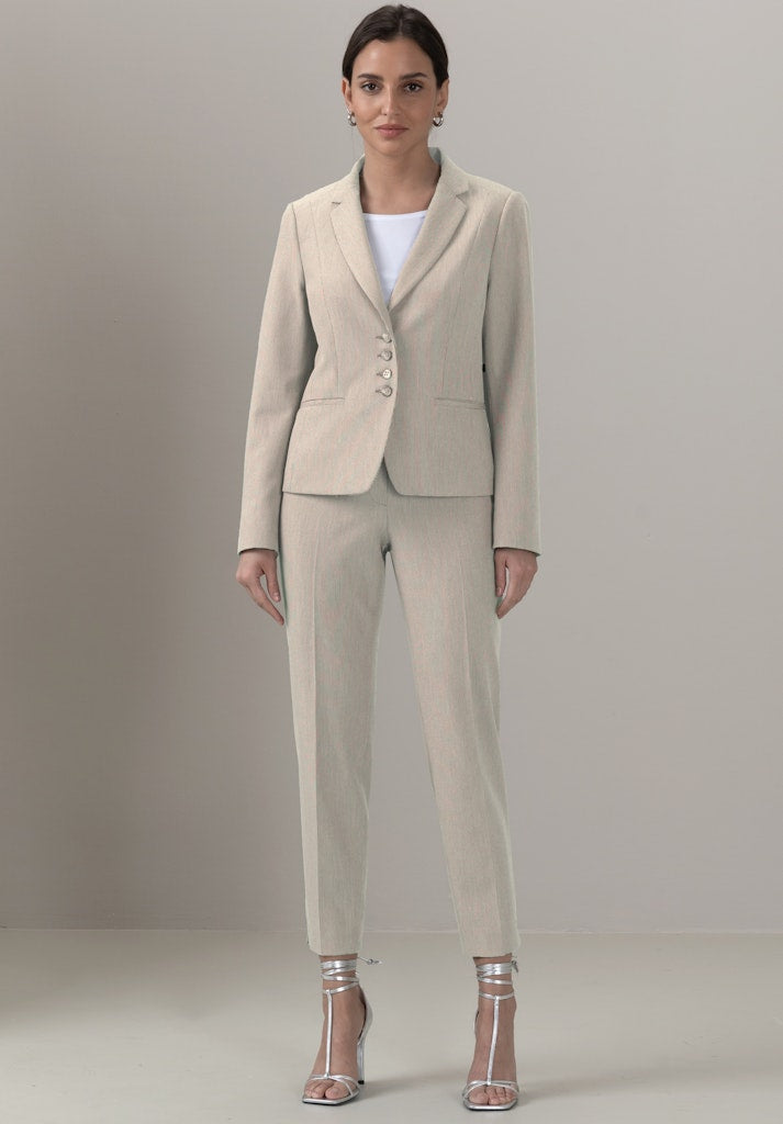 Bianca Damen Blazer Beige Mix
