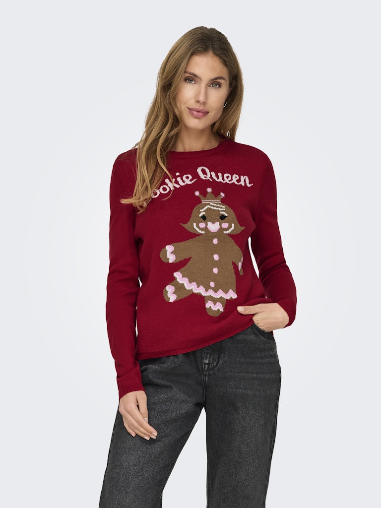 only Damen Pullover Chili Pepper/Co