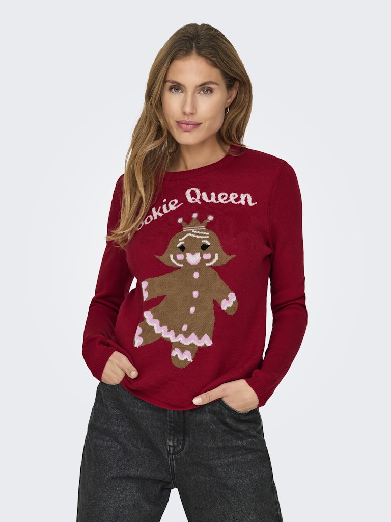 only Damen Pullover Chili Pepper/Co