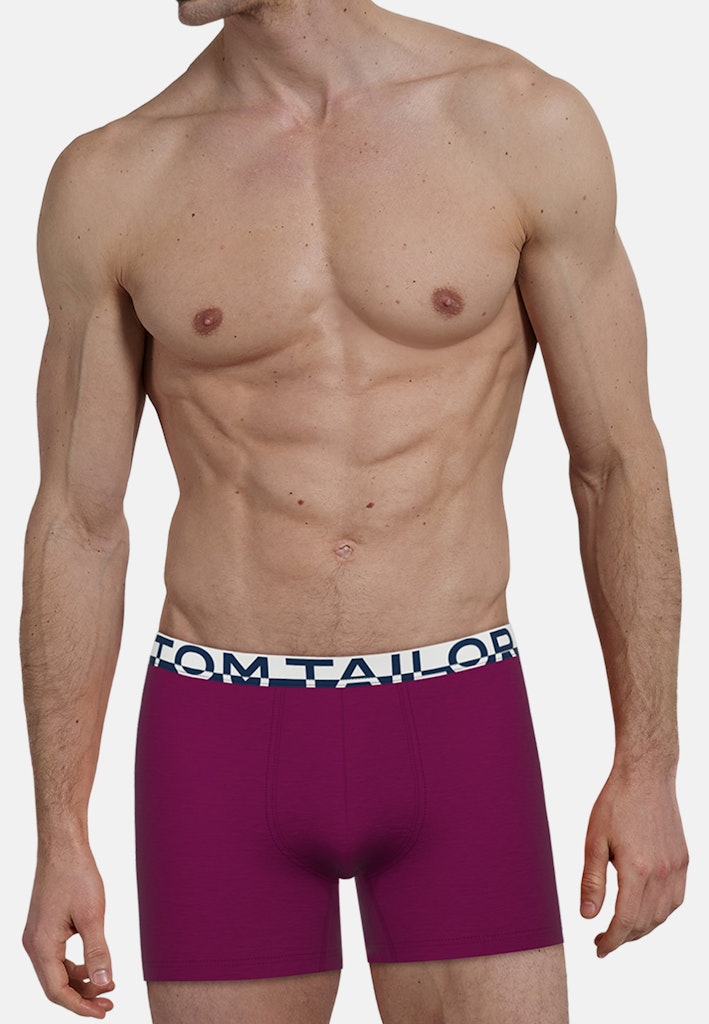 Tom Tailor Pant Rot-Dunkel-Mult