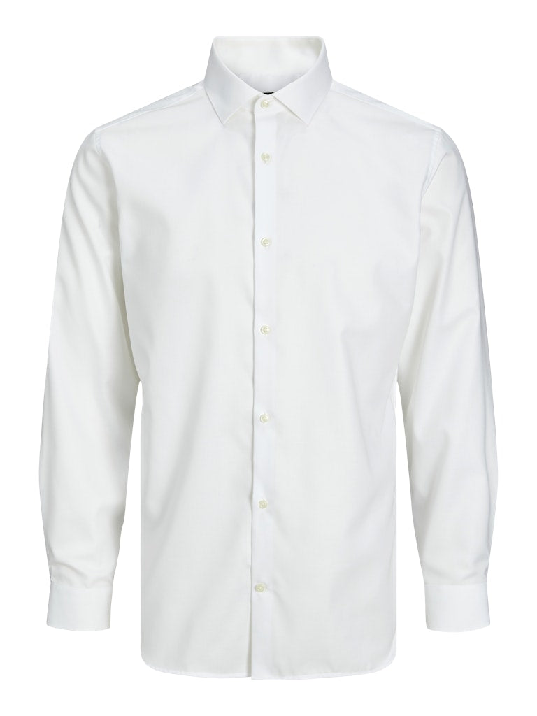 Jack & Jones Herren Hemden lang White/Slim Fit