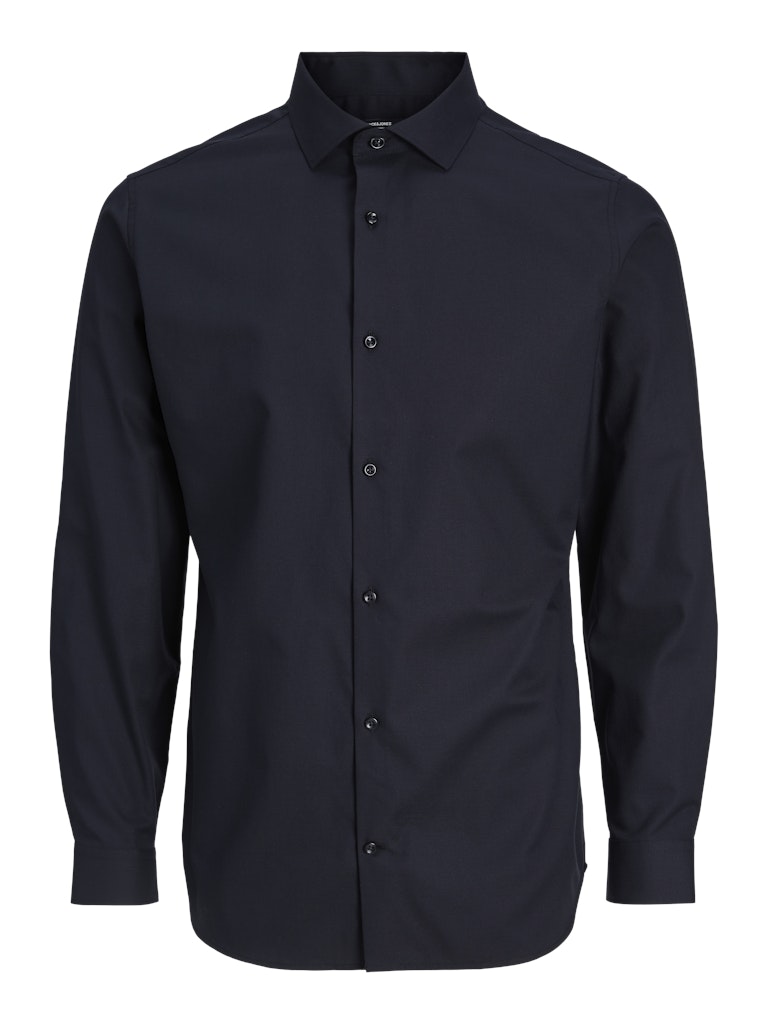 Jack & Jones Herren Hemden lang Black/Slim Fit