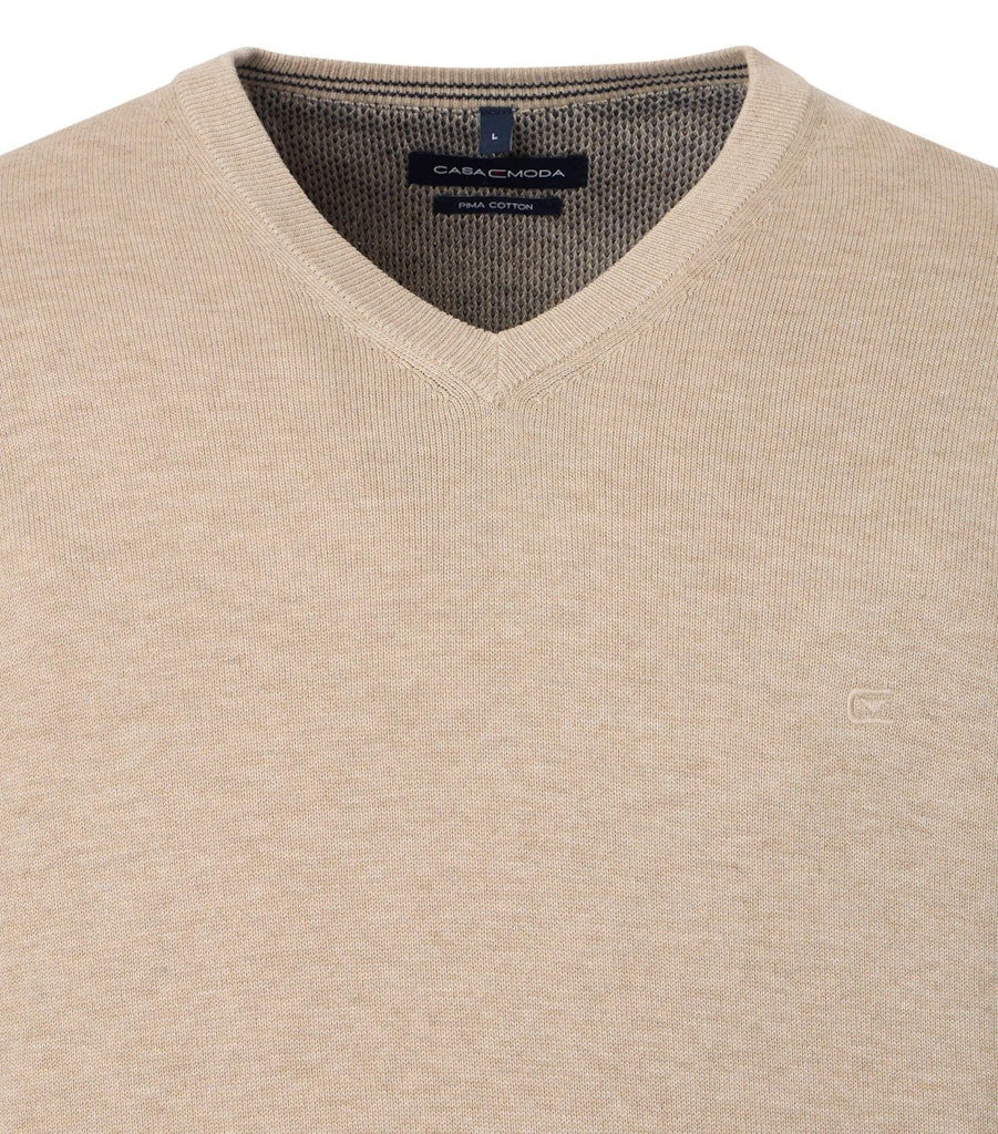 Casa Moda Herren Pullover Beige