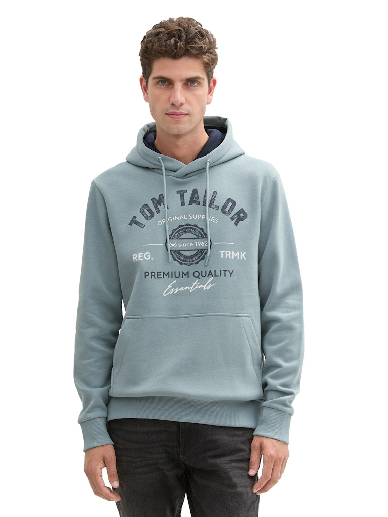 Tom Tailor Herren Sweatshirts Grey Mint