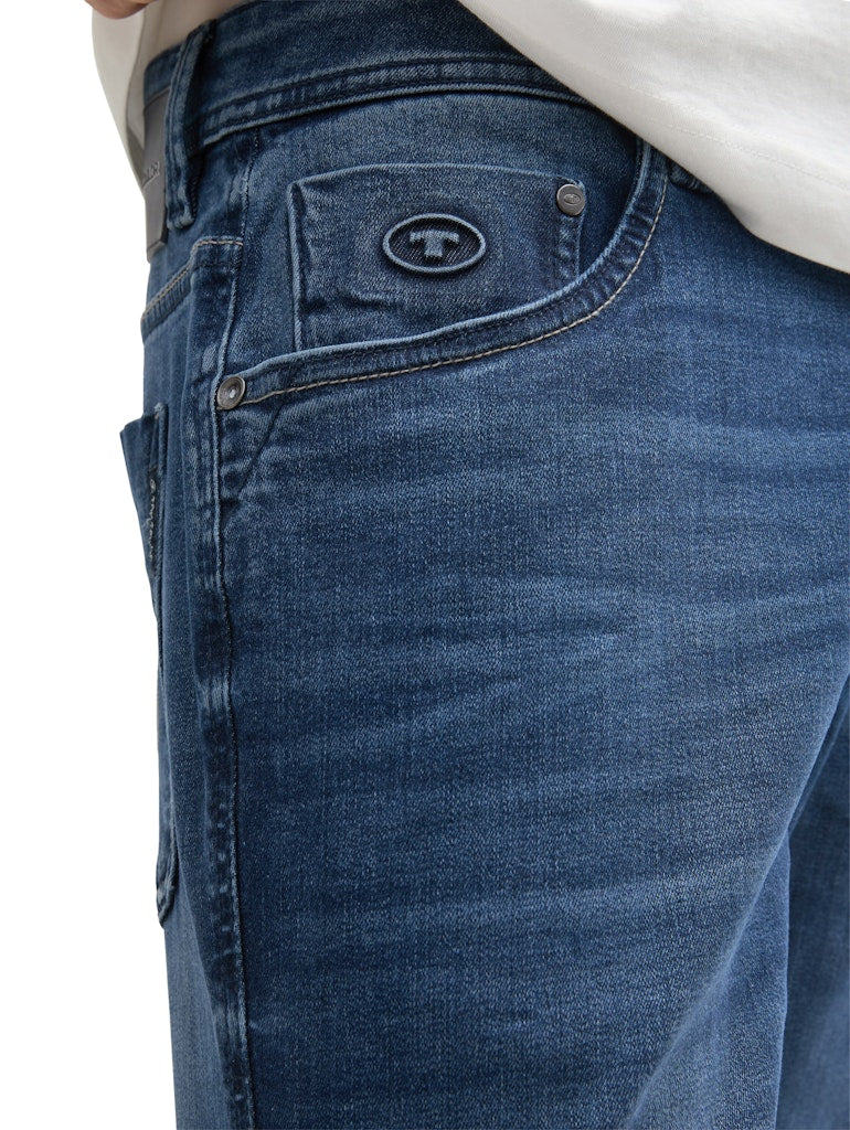 Tom Tailor Herren Jeans Used Dark Stone