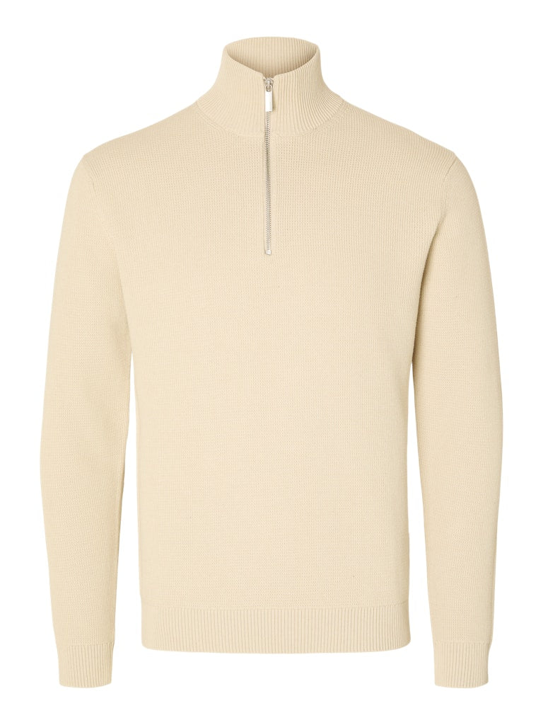 Selected homme Herren Pullover Oatmeal