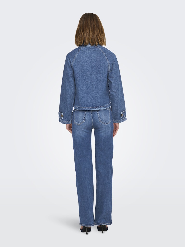 only Damen Jeansjacken Medium Blue Den