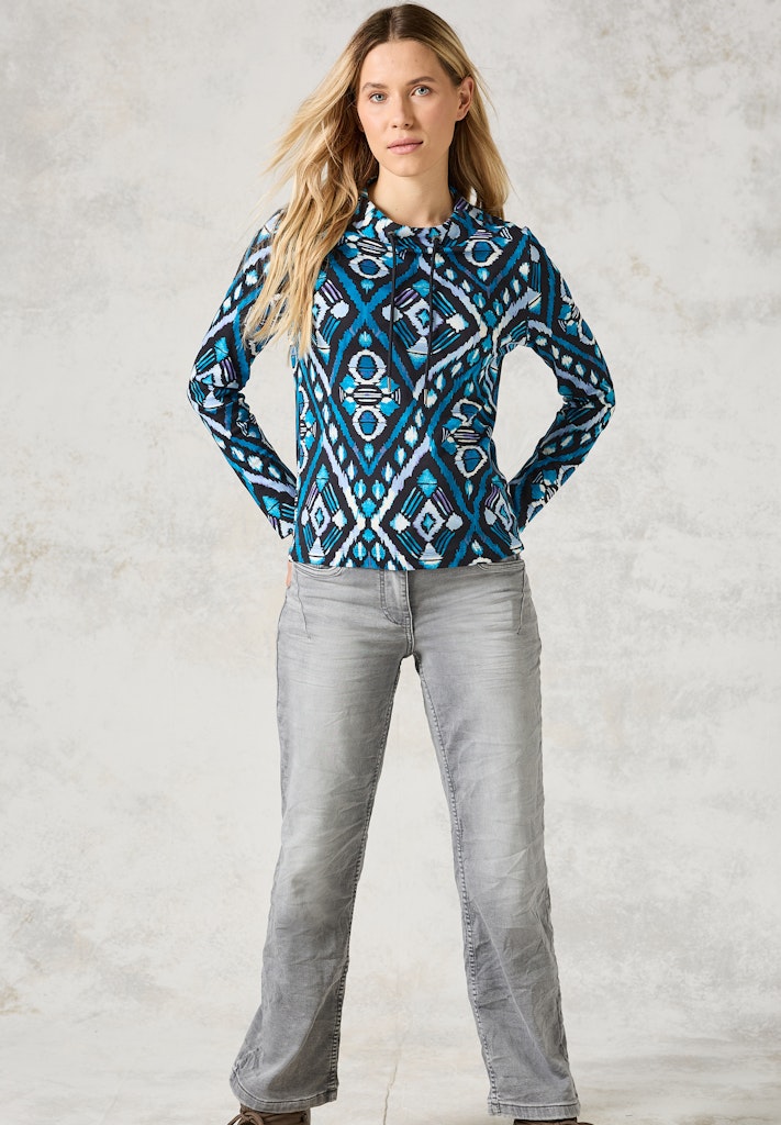 Cecil Damen T-Shirts Deep Char