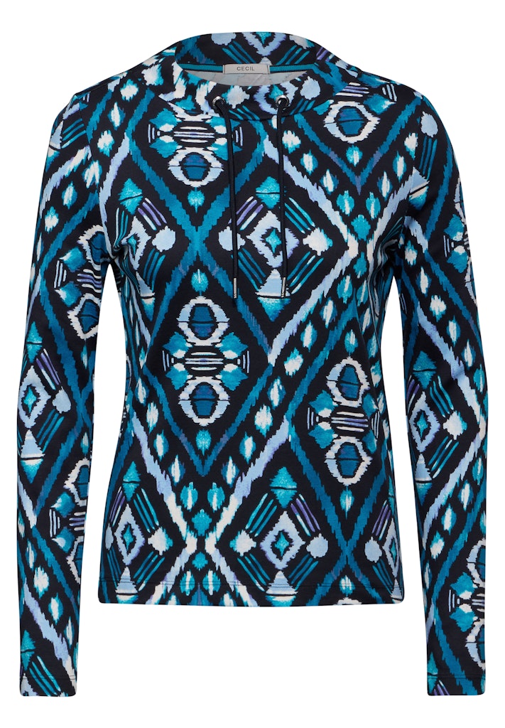 Cecil Damen T-Shirts Deep Char