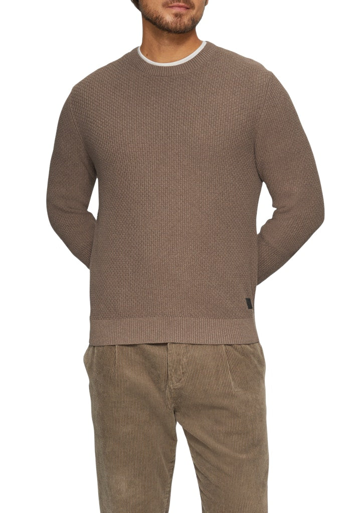 S. Oliver red Herren Pullover Brown