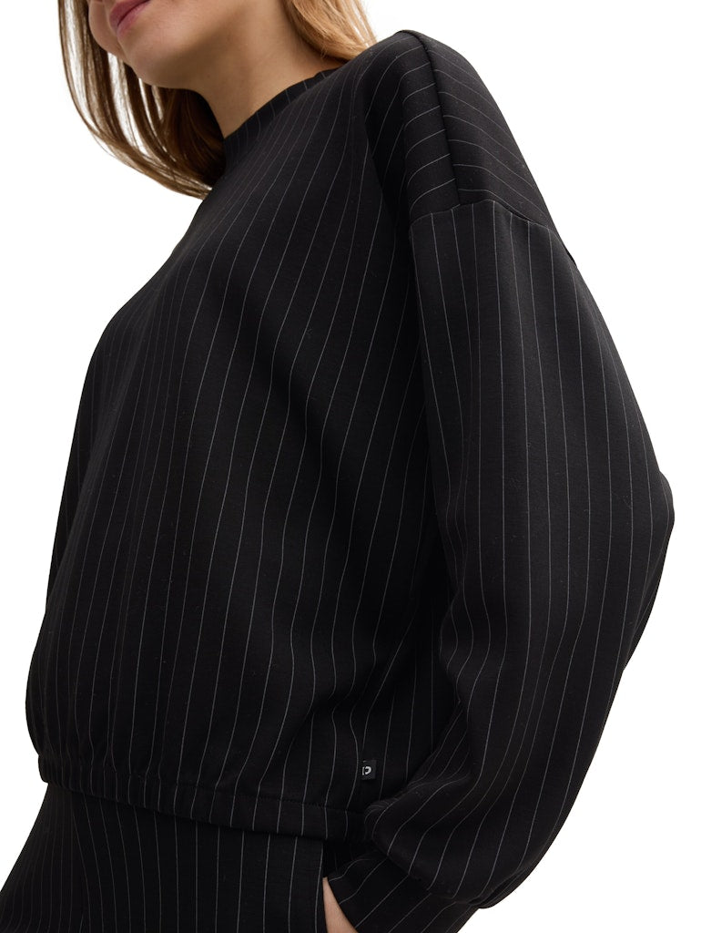 Tom Tailor denim Damen Sweatshirts Black Grey Pins