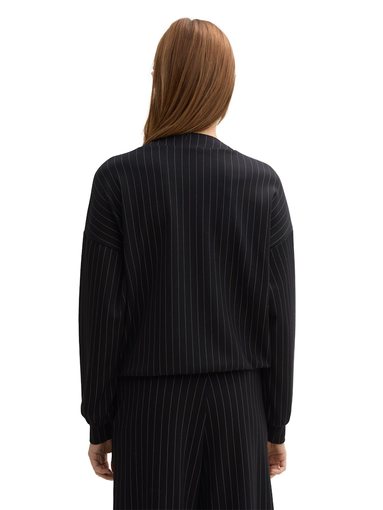 Tom Tailor denim Damen Sweatshirts Black Grey Pins
