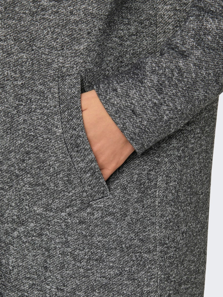 Only Damen Mäntel Dark Grey Melan
